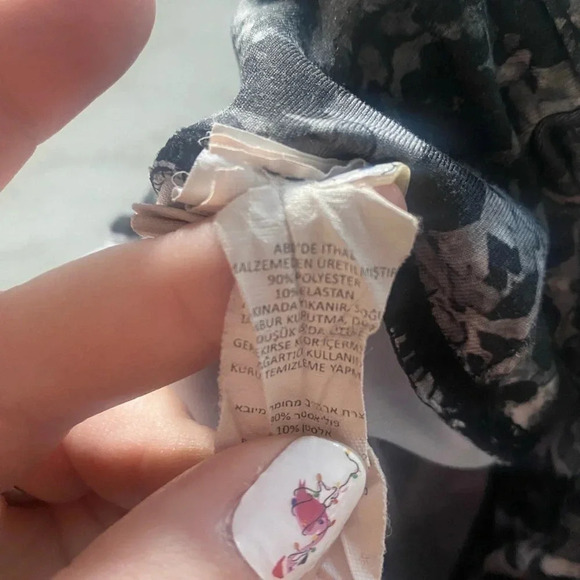 Prana Multicolor Roxanne Capri Leggings: Watercolor Tie-dye Size Small - Picture 7 of 7